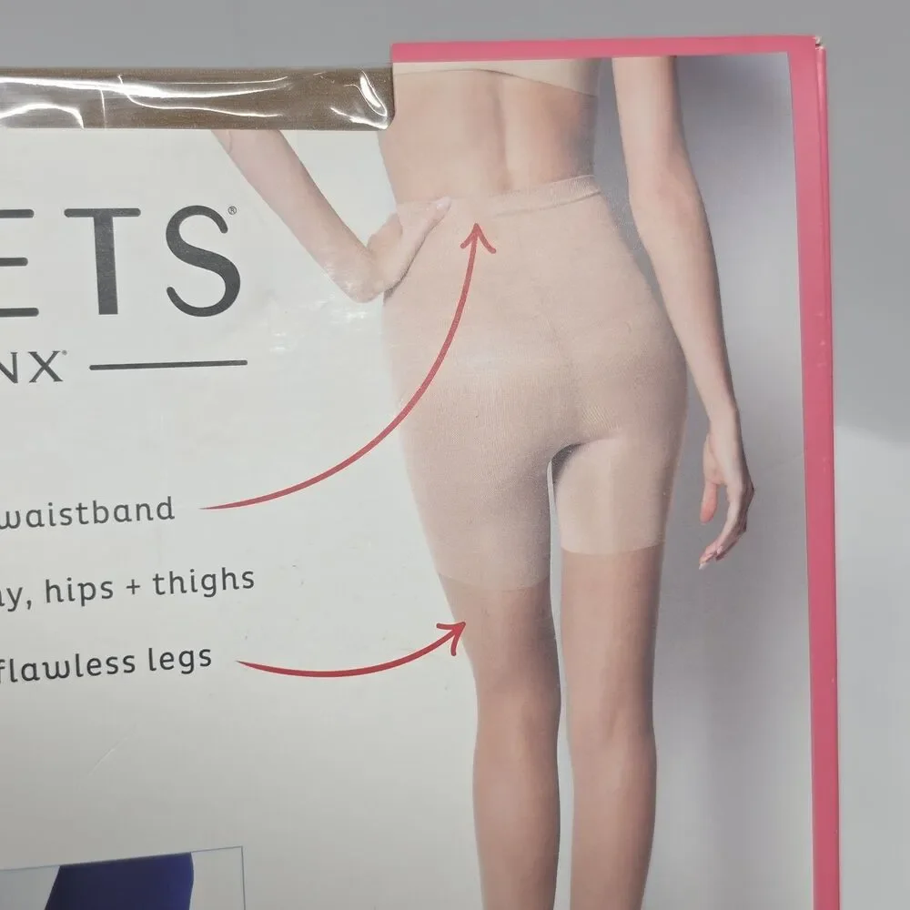 ASSETS by Spanx Shaping Sheers Pantyhose Size 5 Nude Full Length New NIB